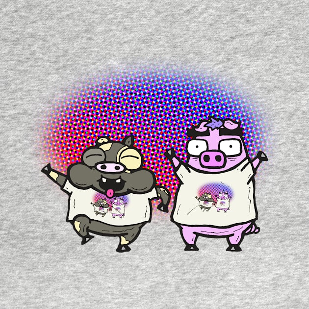 Cash Grab Pigs Wear Shirts Of Shirts! by calavara